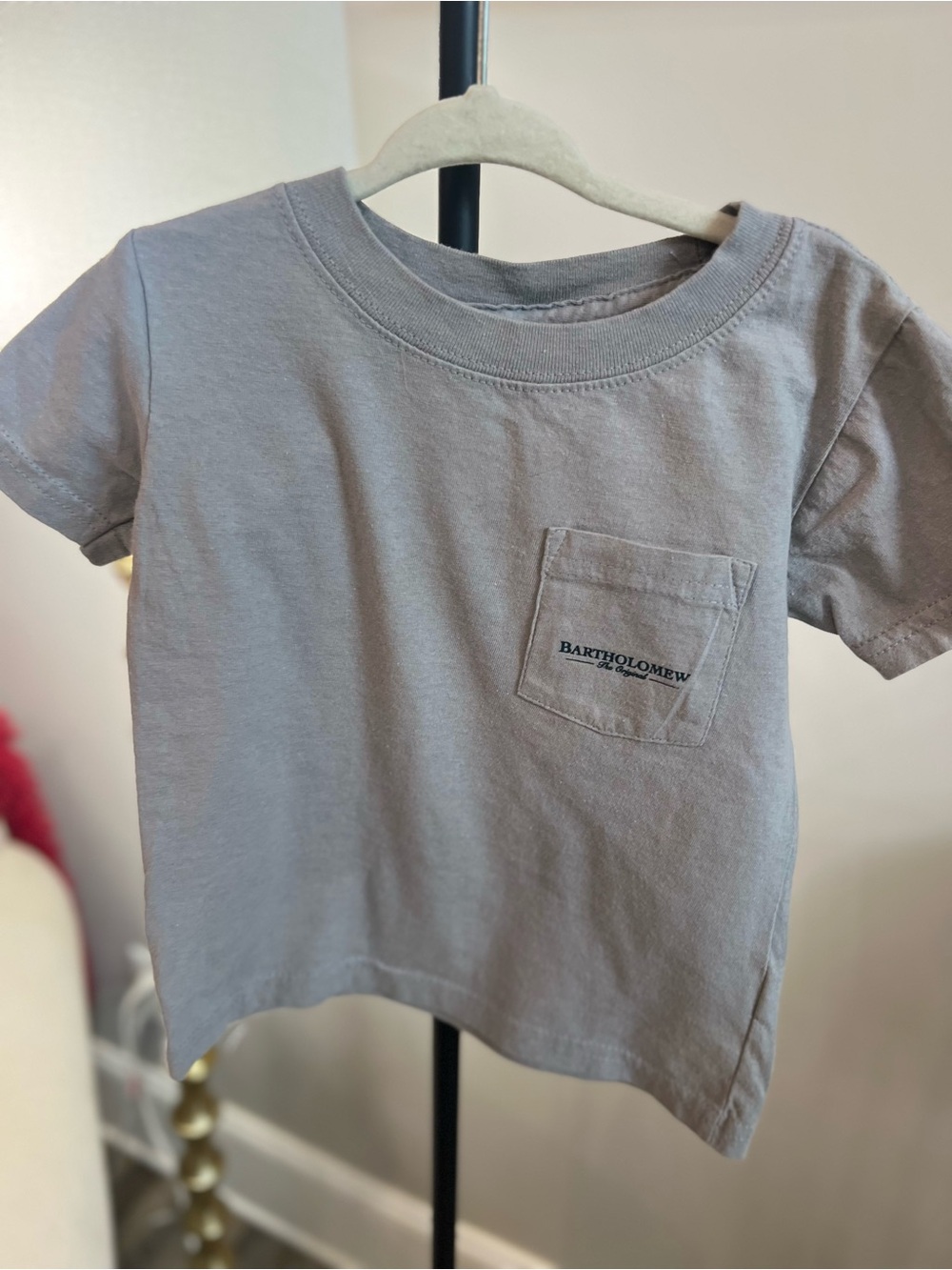 Kids' Short Sleeve Pocket Tee - Light Taupe